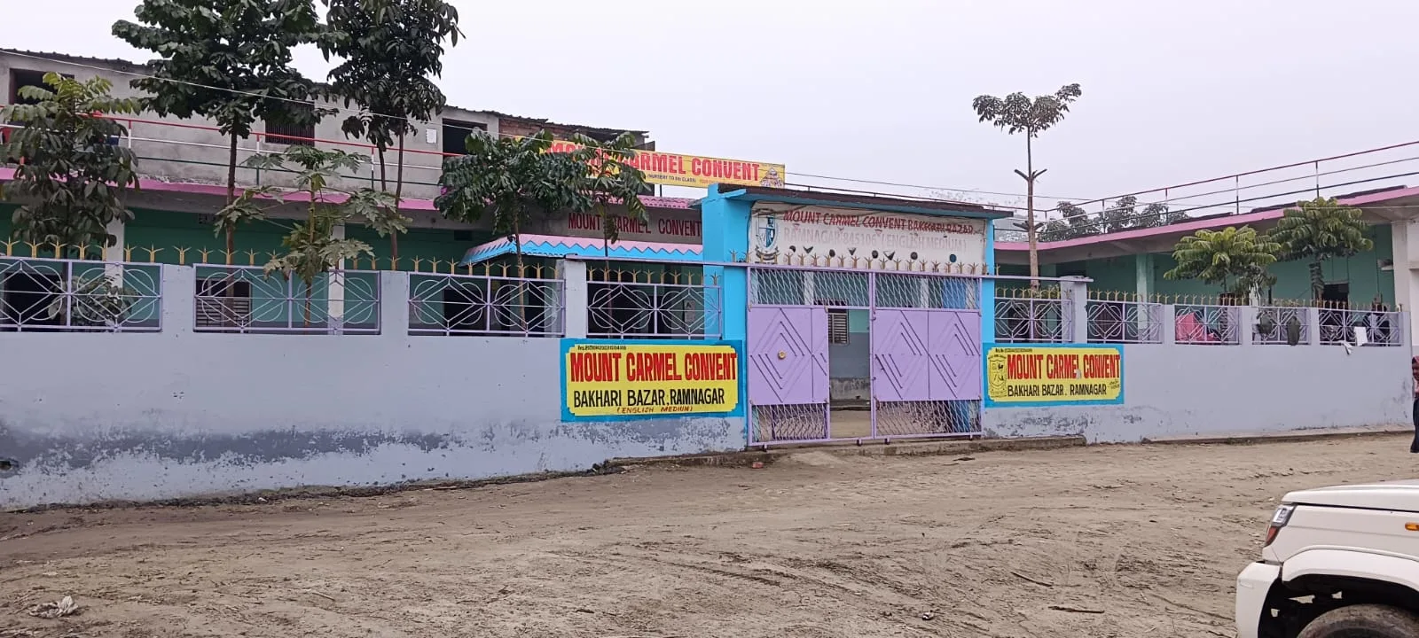 Mount Carmel Convent Building in Bakhri Bazar, Ramnagar